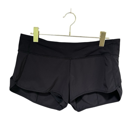 Lululemon Speed Short *4-way Stretch 2.5" in Black, Size 10 W7578S - Picture 6 of 10